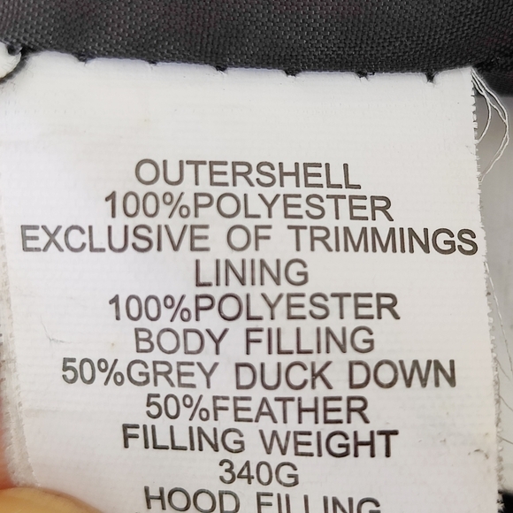 Zara Trafaluc Long Black Duck Down Quilted Puffer Coat Jacket Women's Small - Picture 13 of 16